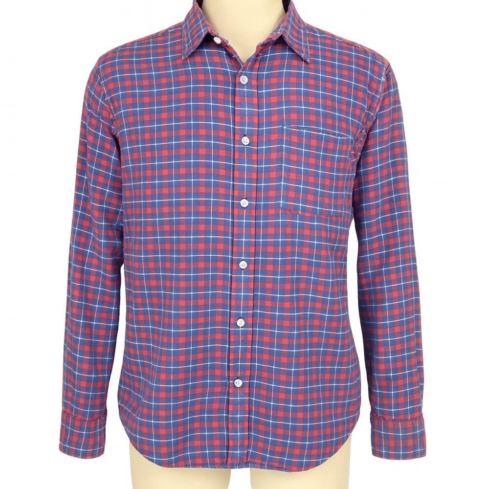 Faherty Men’s Movement Shirt – Half Moon Bay Plaid (Size Large)